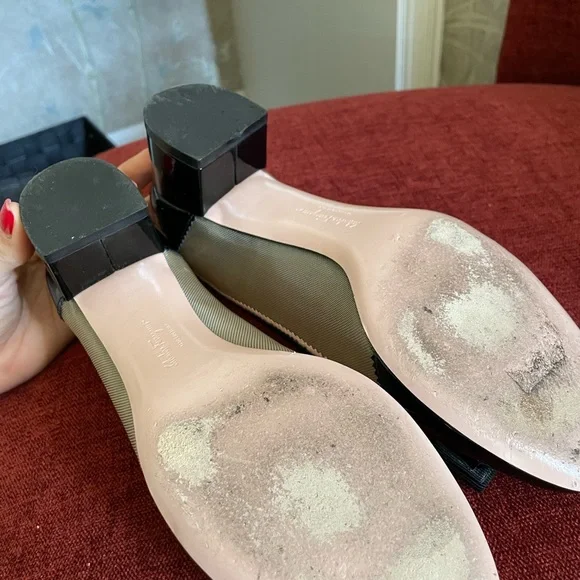 Salvatore Ferragamo Eva Net Vara Pump Mesh Black Pink - Picture 13 of 13